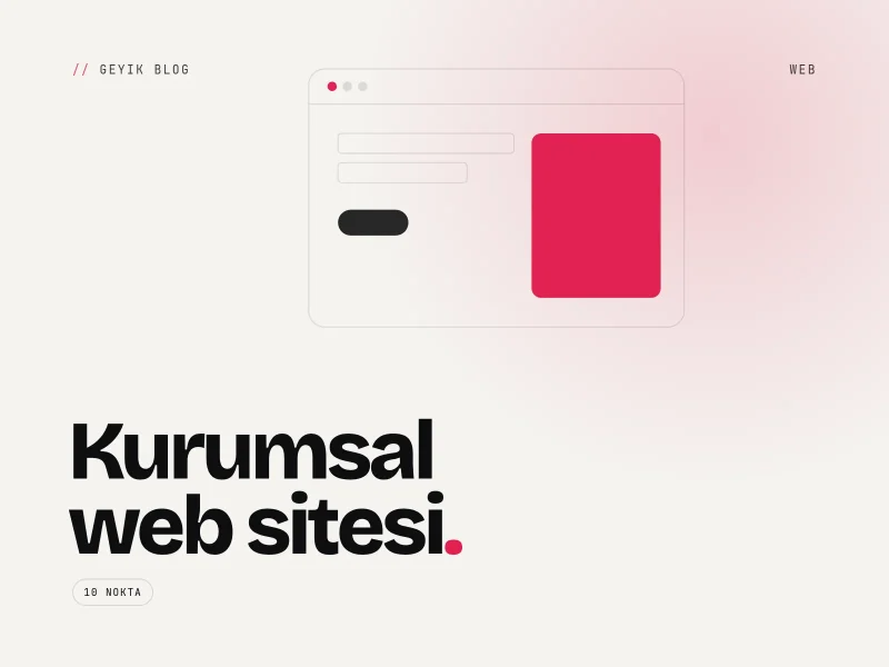 Kurumsal web sitesi rehberi kapak görseli
